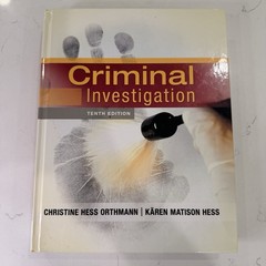 Criminal Investigation 10th Edition Forensic Textbook