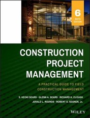 Construction Project Management – Hardcover, by Sears S. Keoki; – Acceptable