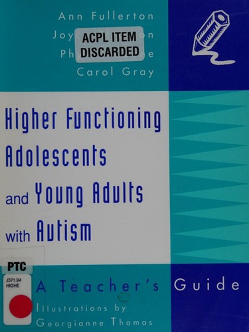 Higher Functioning Adolescents and Young Adults with Autism Spira