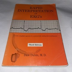 Rapid Interpretation of EKG’s by Dale Dubin, M.D. Third Edition PB