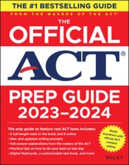 The Official ACT Prep Guide 2023-2024, (Book Online Course) – ACCEPTABLE