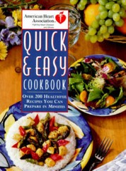 American Heart Association Quick and Easy Cookbook – Spiral-bound – VERY GOOD