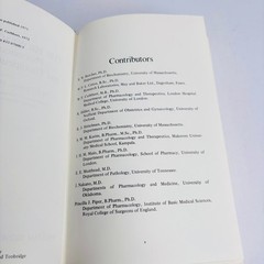 The Prostaglandins Pharmacological And Therapeutic Advances Cuthbert 1973