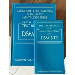 New DSM 5 TR Hardcover & Desk Reference Paperback Combo Pack USPS