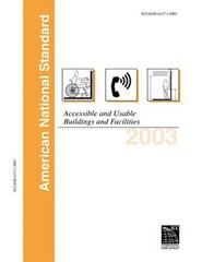 2003 ICC/ANSI Guidelines : For Accessible and Useable Buildings a