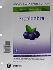 Prealgebra, Books a la Carte Edition (8th Edition) – Loose Leaf – VERY GOOD