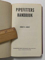 Pipefitters Handbook by Forrest Lindsey (1953, Hardcover)