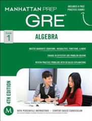 GRE Algebra Strategy Guide (Manhattan Prep GRE Strategy Guides) – GOOD