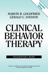 Clinical Behavior Therapy, Expanded (Series in Clinical Psychology and Perso…