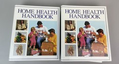 Vintage 90s Home Health Handbook Binders SET OF 2 MIXED Chapters