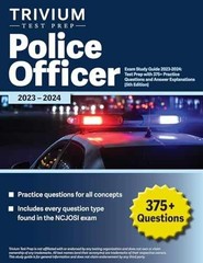 Police Officer Exam Study Guide 2023-2024: – Paperback, by Simon Elissa – Good o