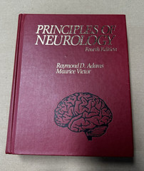 PRINCIPLES OF NEUROLOGY 4th edition By Raymond D Adams – Hardcover 1989