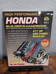 HIGH PERFORMANCE Honda Builders Handbook Vol 1 How to Build & Tune Book Pettitt