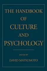 THE HANDBOOK OF CULTURE AND PSYCHOLOGY By David Matsumoto – Hardcover BRAND NEW