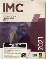 2021 International Mechanical Code by International Code Council