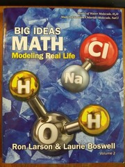 Big Ideas Math; Modeling Real Life, Student Edition Grade 5 Volume 2, Model …