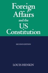 Foreign Affairs and the United States Constitution – Paperback – ACCEPTABLE