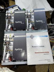 Pipefitting Trainee Guide Books Level 1 – 4 Excellent Condition
