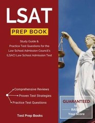 LSAT Prep Book: Study Guide & Practice Test Questions for the Law Sc – VERY GOOD