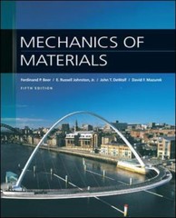 Mechanics of Materials by Beer, Ferdinand Pierre; Johnston, Jr.; Dewolf, John T.