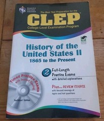 CLEP History of the United States II -1865 to the Present (Paperback) -NO DISC