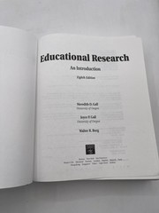 Educational Research: An Introduction 8th Edition Hardcover Gall & Borg