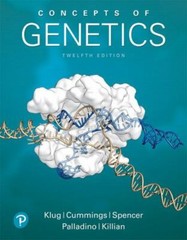 Concepts of Genetics by Michael Palladino, Darrell Killian, William Klug,…