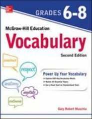 McGraw-Hill Education Vocabulary Grades 6-8, Second Edition – Paperback – GOOD