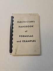 Electrician’s Handbook of Formulas and Examples Shufflebarger 1972 Vintage