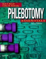 Phlebotomy Essentials (1998) McCall, Ruth E., Tankersley, Cathee M. Paperback U