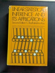 Linear Statistical Inference and Its Applications. Rao, C. Radhak- Hardback 1973
