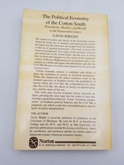 The Political Economy of the Cotton South: Households, Markets…