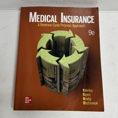 Medical Insurance: A Revenue Cycle – Paperback by Valerius Joanne, Bayes 9th Ed.