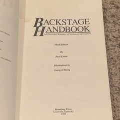 The Backstage Handbook: An Illustrated Almanac of Technical Information