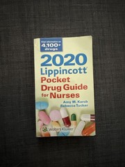 2020 Lippincott Pocket Drug Guide for Nurses by Rebecca Tucker