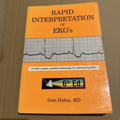 Rapid Interpretation of EKG’s by Dale Dubin (2000, Trade Paperback)