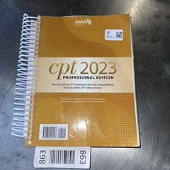 CPT 2023 Professional Ed. Spiralbound, by American Medical Assoc. – No Companion