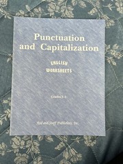Rod and Staff,grades 3-5- Punctuation and Capital.-Worksheets – Teacher’s Manual