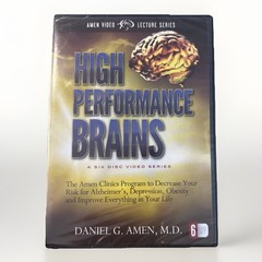 Longevity DVDs Dr Daniel Amen High Performance Brains Six Discs Video Series