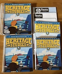 BJU Heritage Studies Grade 4 Set of 6 – 4th grade Homeschool History, 3rd ed