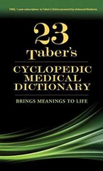 Taber’s Cyclopedic Medical Dictionary – Paperback, by Venes MD MSJ – Good t