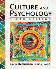 Culture and Psychology by Matsumoto, David