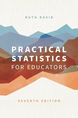 Practical Statistics for Educators, Hardcover by Ravid, Ruth, Like New Used, …